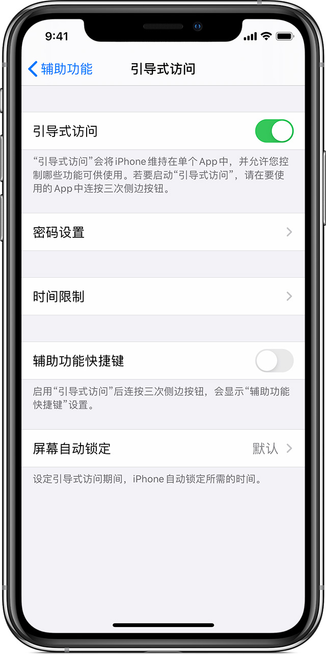 武汉苹果手机维修分享如何在 iPhone 上退出引导式访问 