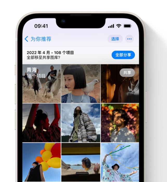 武汉苹果维修网点分享在 iPhone 上使用共享图库 