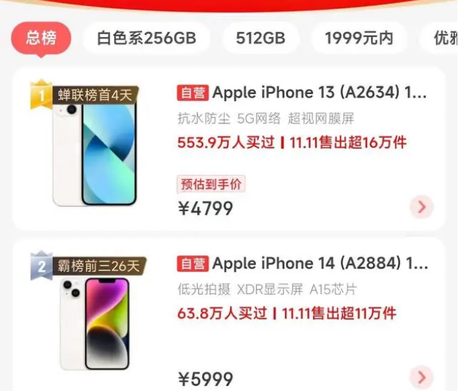 武汉苹果14维修分享iPhone14配置不如同价位的安卓还能大卖 