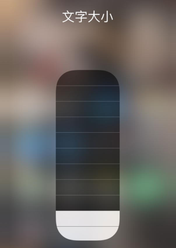 武汉苹果手机维修分享小技巧：在 iPhone 控制中心快速调节字体大小 